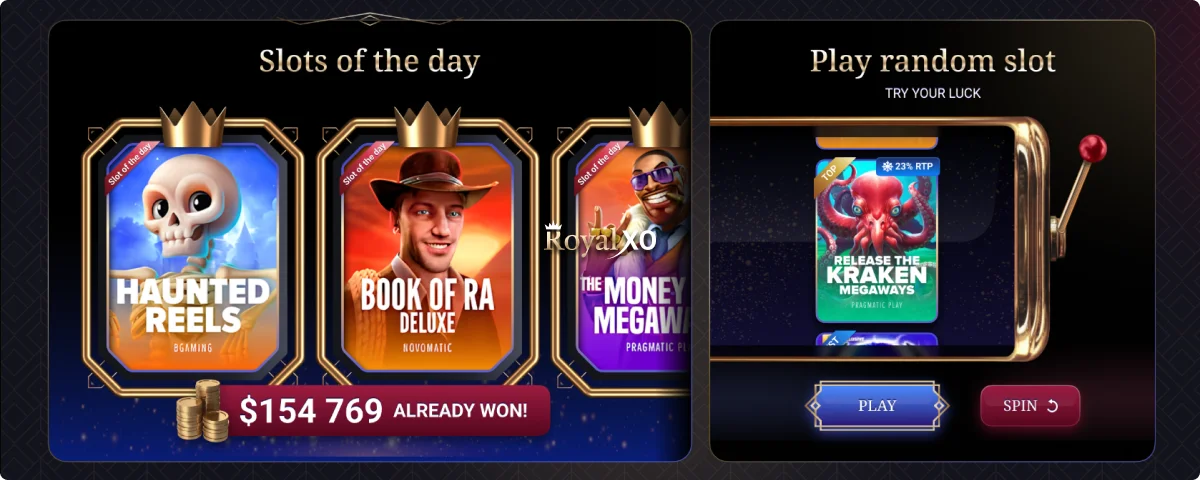 Royalxo Top Slots